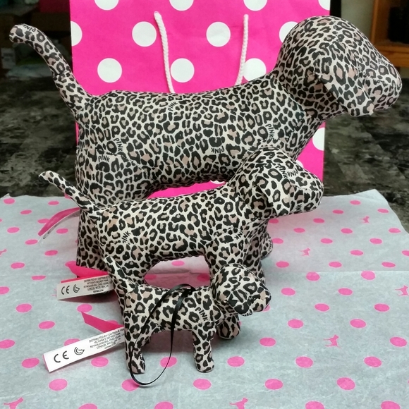 SOLD✔️ Victoria's Secret Cheetah Dog Set ⭐RARE⭐ - Picture 5 of 10